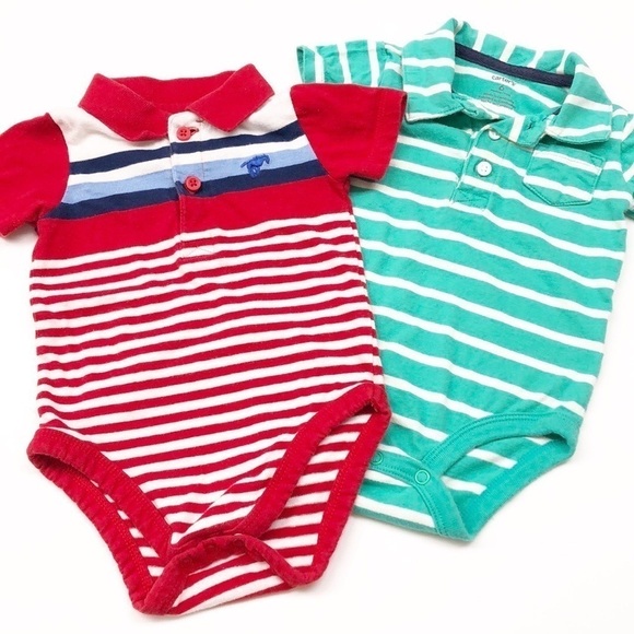 Wrangler & Carter’s short sleeve bodysuit set - Picture 1 of 4